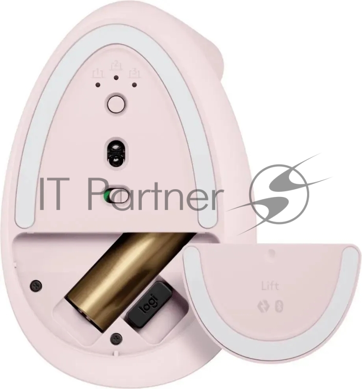 Мышь Logitech Lift розовый оптическая (4000dpi) беспроводная BT/Radio USB (5but)
