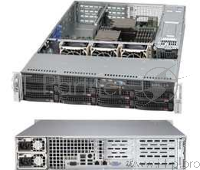 Корпус SuperMicro CSE-825TQC-R740WB 740W