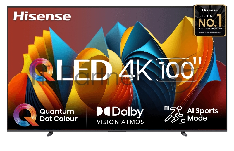 Телевизор HISENSE 100 100E7NQ QLED 4K