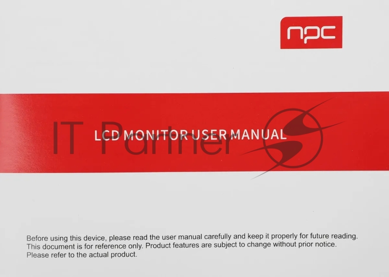 Монитор NPC 27 MF2703 черный IPS LED 5ms 16:9 DVI HDMI M/M матовая 250cd 178гр/178гр 1920x1080 75Hz VGA FHD 4кг