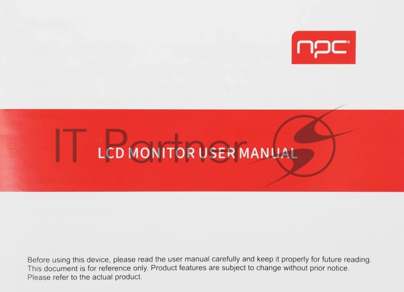 Монитор NPC 27 MU2707-K черный IPS LED 5ms 16:9 HDMI M/M матовая HAS Piv 1000:1 250cd 178гр/178гр 3840x2160 60Hz DP 4K USB 6.1кг