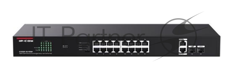 Коммутатор IP-COM 18PORT 1000M 2SFP G1120P-16-150W