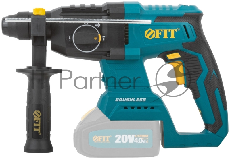 Перфоратор монтажный акк. 20 В, 0-1150 об/мин, 0-5200 уд/мин, 3 Дж, 3 реж., SDS-PLUS, бесщеточный, реверс, рез. накл., без АКБ, кор.