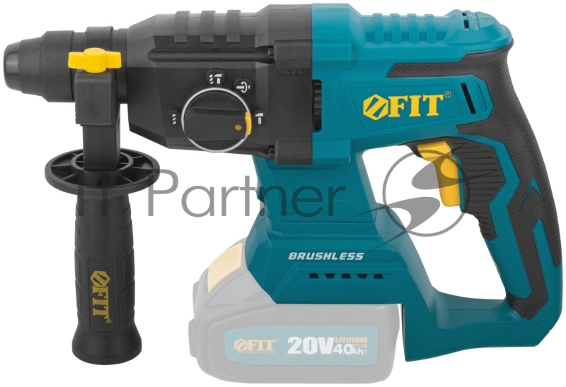 Перфоратор монтажный акк. 20 В, 0-1150 об/мин, 0-5200 уд/мин, 3 Дж, 3 реж., SDS-PLUS, бесщеточный, реверс, рез. накл., без АКБ, кор.