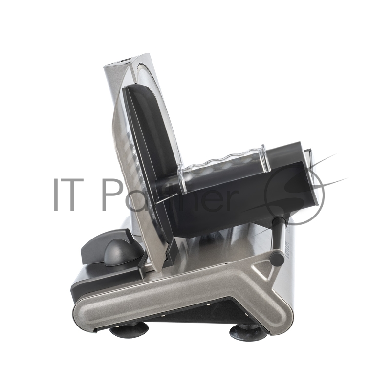 Ломтерезка Centek CT-1380 (сереб) <150 Вт> толщина нарезки 3-15мм, держатель крайнего ломтика