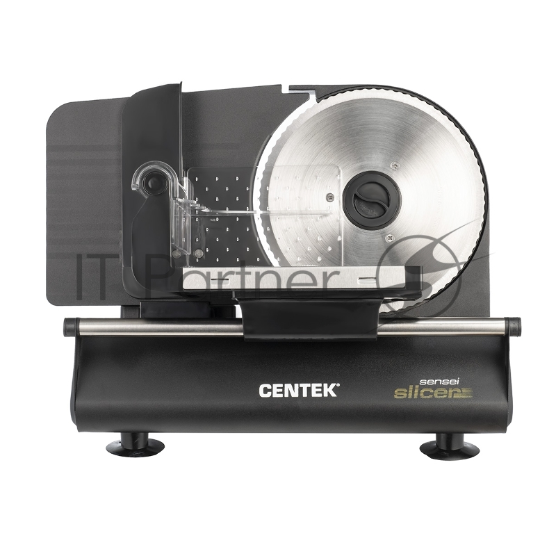 Ломтерезка Centek CT-1381 (черный) <150 Вт> толщина нарезки 3-20мм, съемная каретка, спец. держатель