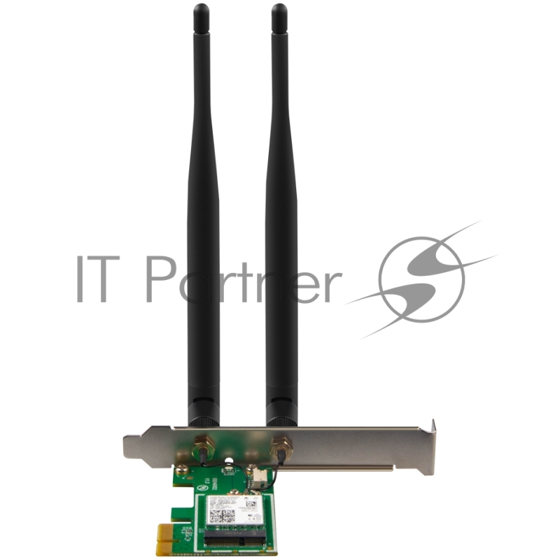 Сетевой адаптер Tenda E30 беспроводной двухдиапазонный PCI-e адаптер Wi-Fi 6 AX3000 c Bluetooth 5.0