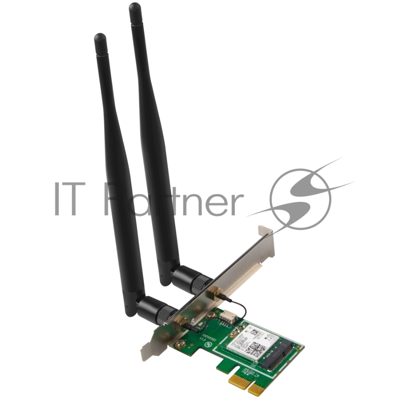 Сетевой адаптер Tenda E30 беспроводной двухдиапазонный PCI-e адаптер Wi-Fi 6 AX3000 c Bluetooth 5.0
