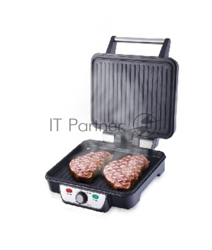 Гриль контактный Centek CT-1463 1800 Вт, 2 жаровни 280х230 мм, антипригар, нагрев 240 гр, нерж отдел