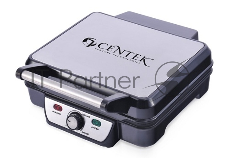 Гриль контактный Centek CT-1463 1800 Вт, 2 жаровни 280х230 мм, антипригар, нагрев 240 гр, нерж отдел