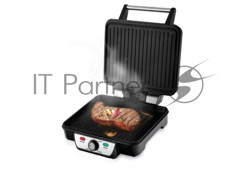 Гриль контактный Centek CT-1463 1800 Вт, 2 жаровни 280х230 мм, антипригар, нагрев 240 гр, нерж отдел