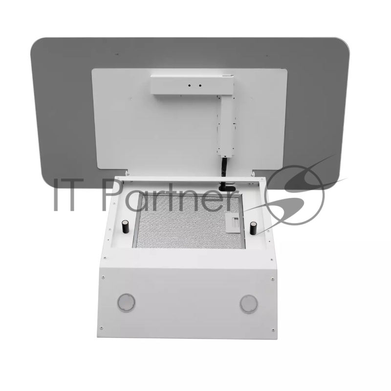 Наклонная стеклянная кухонная вытяжка DeLonghi Arco 908 BB