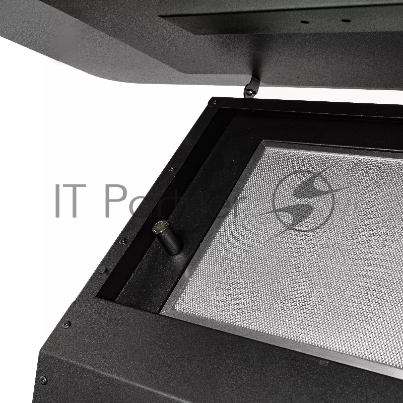 Наклонная стеклянная кухонная вытяжка DeLonghi Arco 908 NB