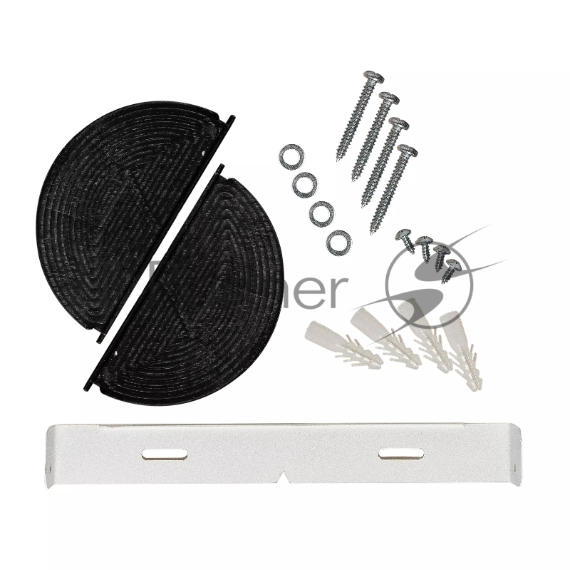 Наклонная стеклянная кухонная вытяжка DeLonghi Arco 908 NB