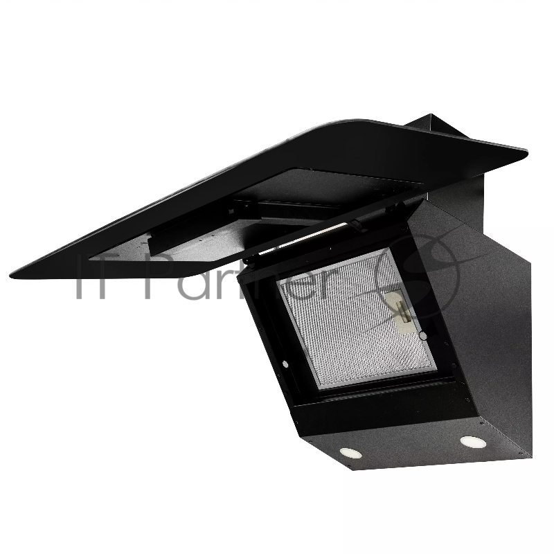 Наклонная стеклянная кухонная вытяжка DeLonghi Arco 908 NB