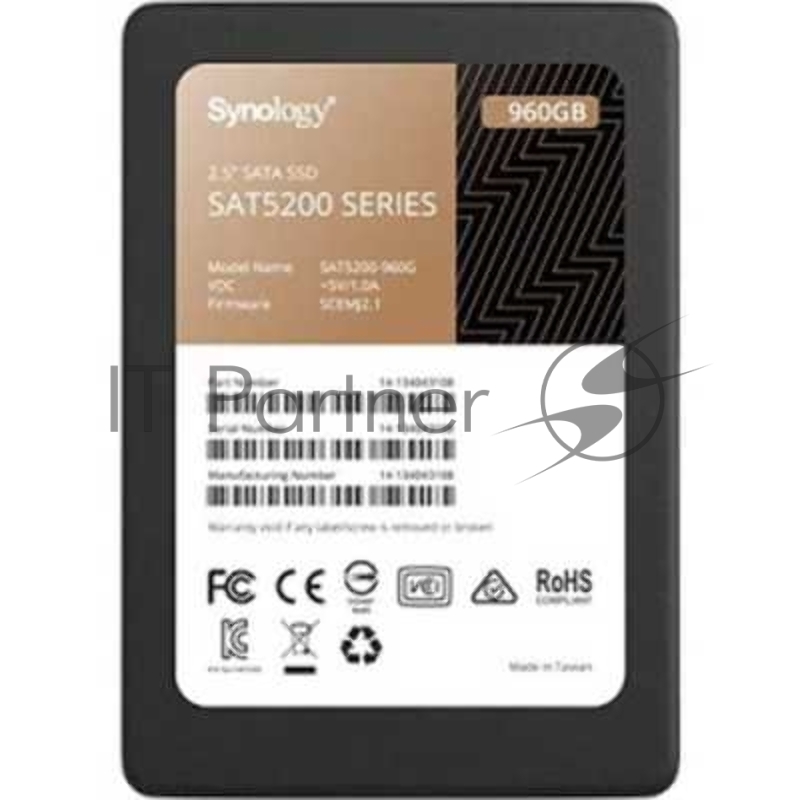 SSD жесткий диск SATA 2.5 960GB 6GB/S SAT5220-960G SYNOLOGY
