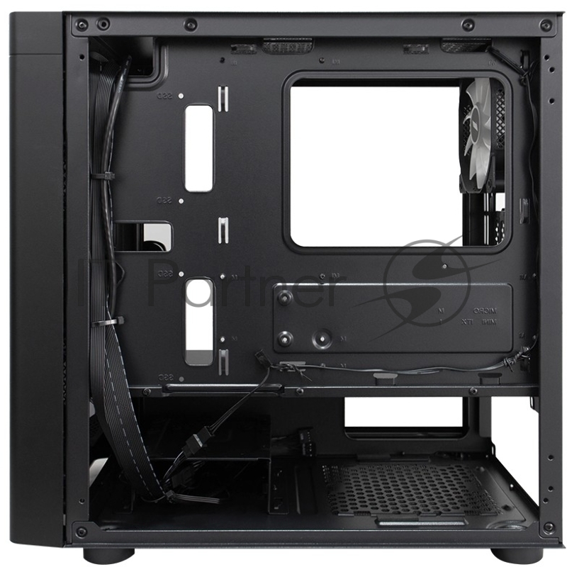 Корпус 1STPLAYER DK D3-B Black / mATX / 1x120mm & 2x140mm LED fans inc. / D3-B-BK-2F1P-1F1