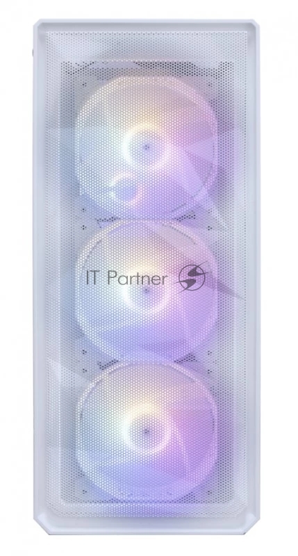 Корпус 1STPLAYER FD3-M White / mATX / 4x120mm LED fans / FD3-M-WH-4F1-W