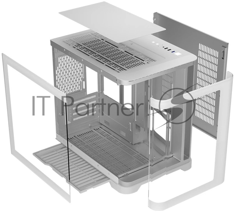 Корпус 1STPLAYER UVIEW UV5 White / mATX / UV5-WH