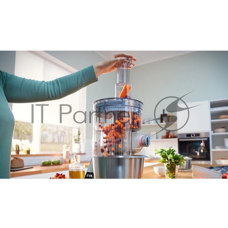 Кухонный комбайн Bosch/ Кухонный комбайн Bosch, мощность 1000 Вт, плавный пуск, 7 скоростей, импульсный режим, объем чаши 3.9 л, планетарное вращение, встроенные весы, встроенный таймер, крюк для теста, венчик для взбивания, венчик для замешивания,