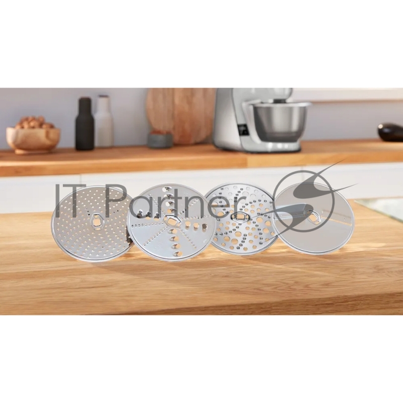 Кухонный комбайн Bosch/ Кухонный комбайн Bosch, мощность 1000 Вт, плавный пуск, 7 скоростей, импульсный режим, объем чаши 3.9 л, планетарное вращение, встроенные весы, встроенный таймер, крюк для теста, венчик для взбивания, венчик для замешивания,