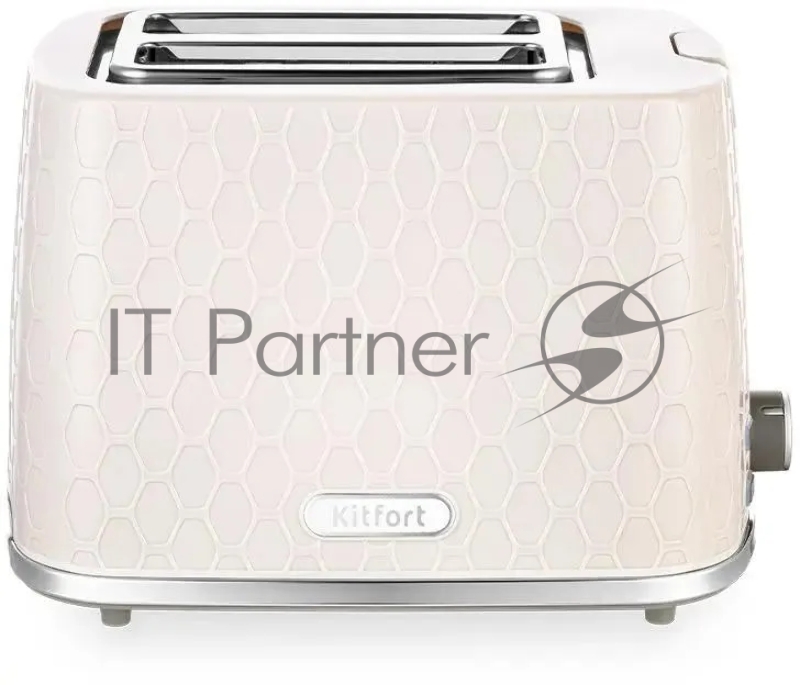 Тостер Kitfort КТ-6075 930Вт бежевый