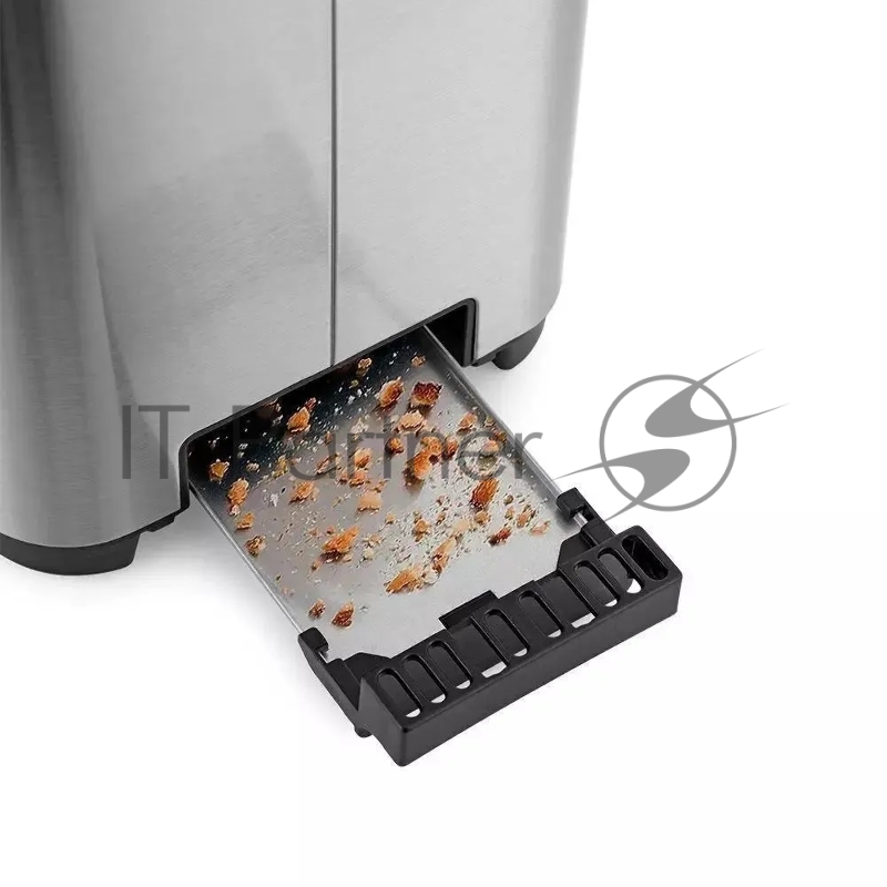 Тостер Kitfort КТ-6210 850Вт серебристый/черный