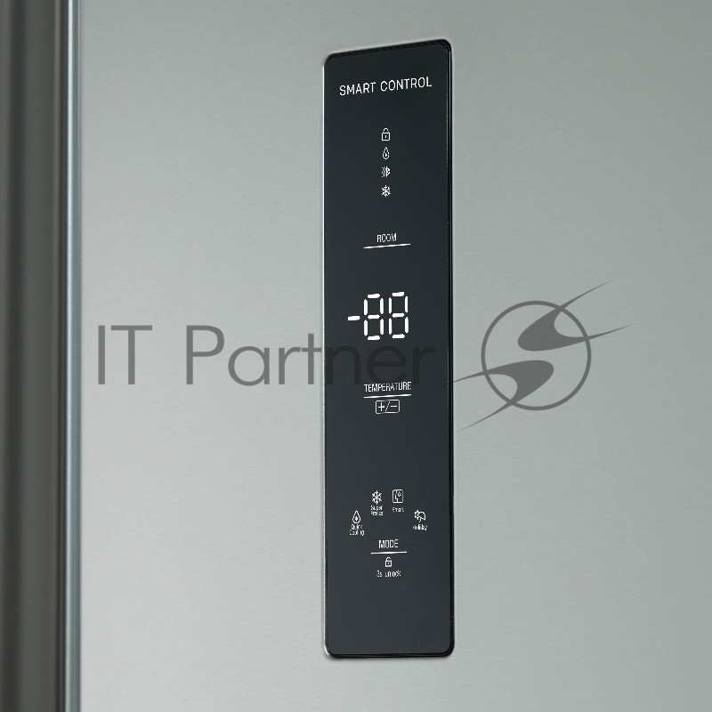 Холодильник BIRYUSA SBS 400 I, Нержавеющая сталь, 232/168, Side-by-side