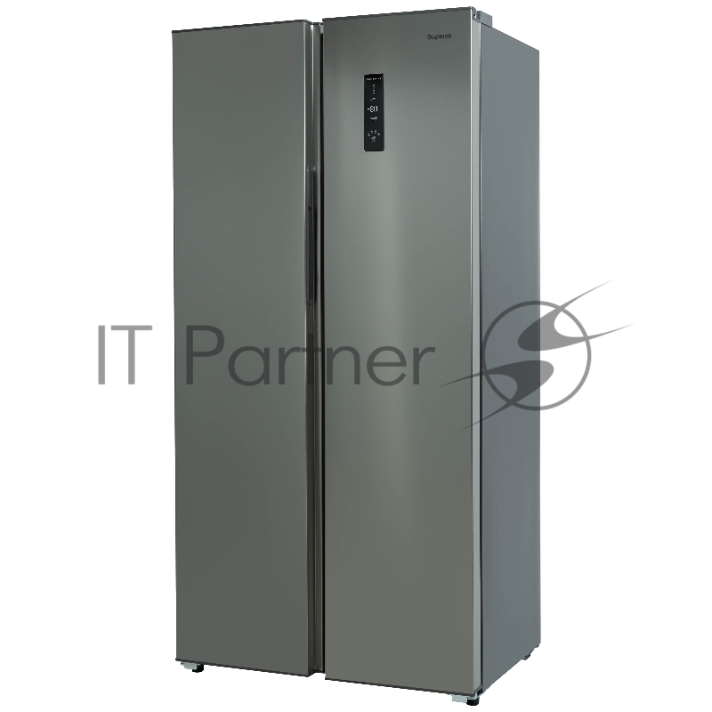 Холодильник BIRYUSA SBS 400 I, Нержавеющая сталь, 232/168, Side-by-side