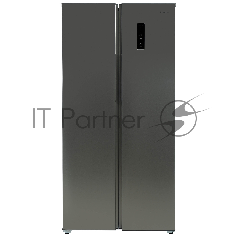 Холодильник BIRYUSA SBS 400 I, Нержавеющая сталь, 232/168, Side-by-side