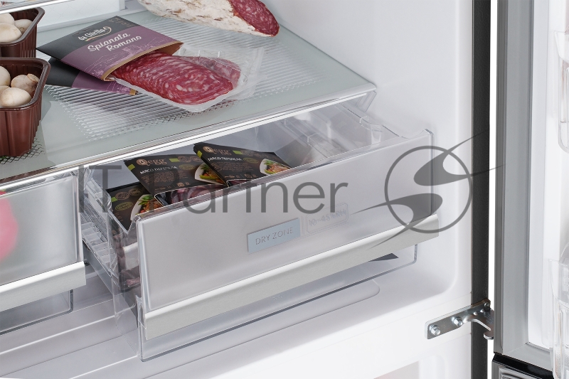 Холодильник WEISSGAUFF WCD 450 INVERTER, белый, 286/141, Side-by-Side