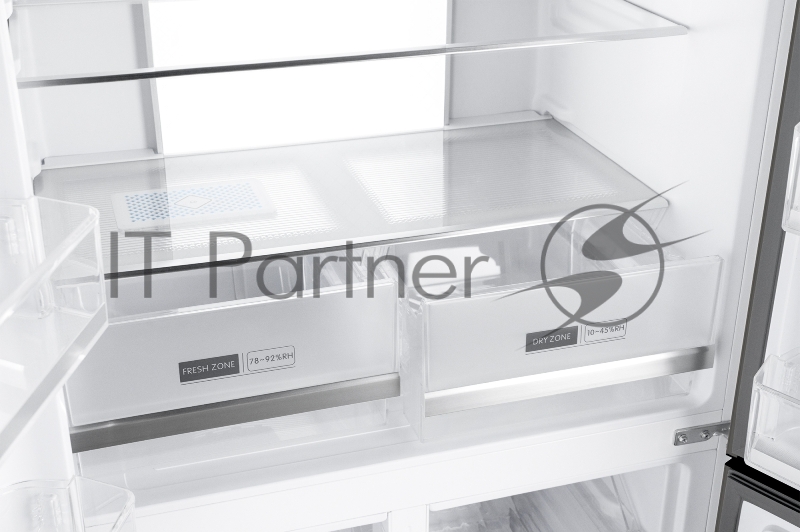 Холодильник WEISSGAUFF WCD 450 INVERTER, белый, 286/141, Side-by-Side