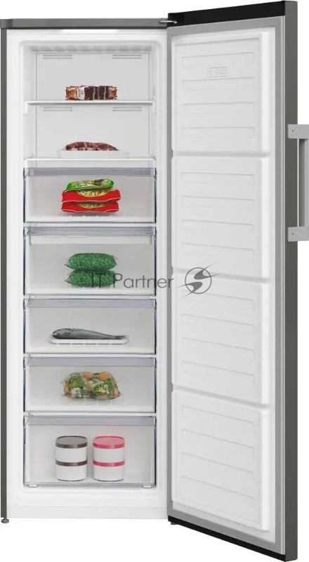 Морозилка BEKO B3RFNK292G 7384410005, белый, 255л, 5 ящиков