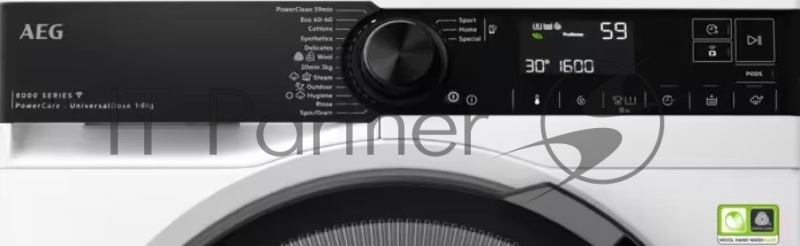 Стиральная машина AEG LFR93946UE пан.англ. класс: A загр.фронтальная макс.:9кг белый инвертер