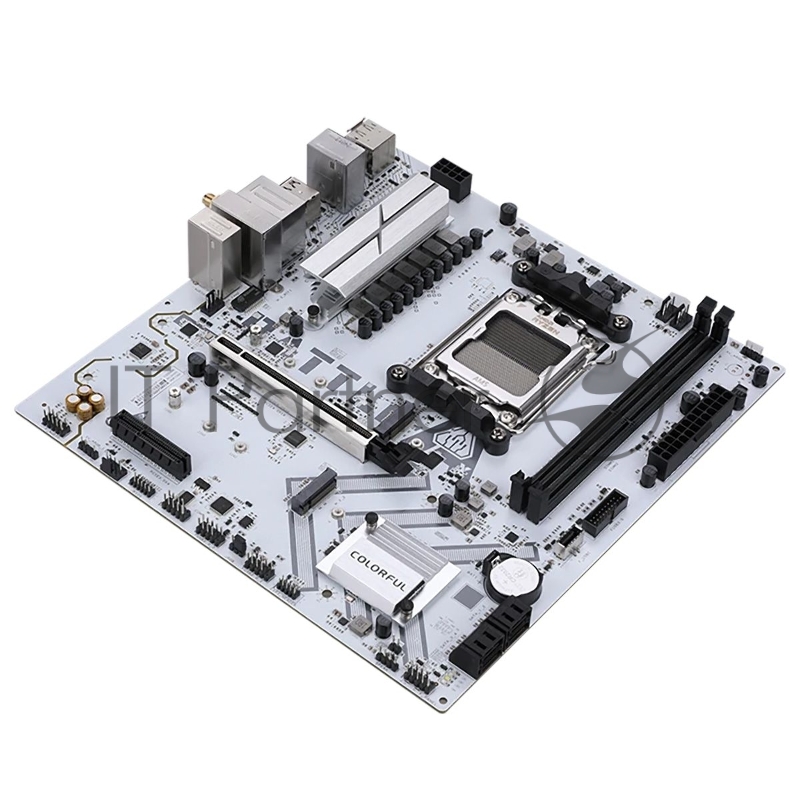 Материнская плата Colorful BATTLE-AX A620M-GHA WIFI V14 A620 AM5 2xDDR5 1xPCIEx16 1xPCIEx4 2xM.2 1xTypeC 4xUSB3.2Gen1 8xUSB2.0 4xSATA3.0 2.5G DP HDMI M-ATX RTL