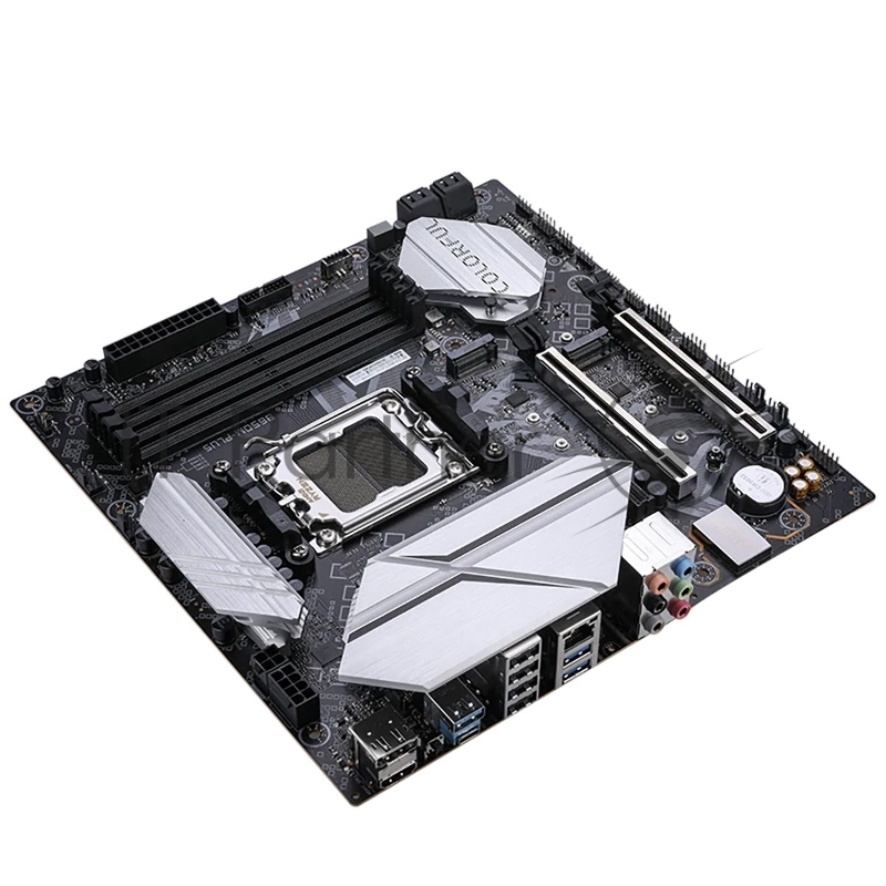 Материнская плата Colorful BATTLE-AX B650M-PLUS V14 B650 AM5 4xDDR5 2xPCIEx16 1xPCIEx1 2xM.2 2xTypeC 1xUSB3.2Gen2 4xUSB3.2Gen1 8xUSB2.0 4xSATA3.0 2.5G DP HDMI M-ATX RTL