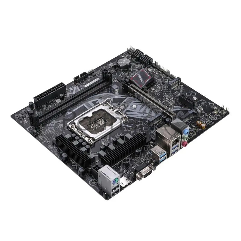 Материнская плата Colorful BATTLE-AX B760M-K D5 V20 Z760 LGA1700 2xDDR5 1xPCIEx16 1xPCIEx1 2xM.2 5xUSB3.2Gen1 3xUSB2.0 4xSATA3.0 1G VGA HDMI M-ATX RTL