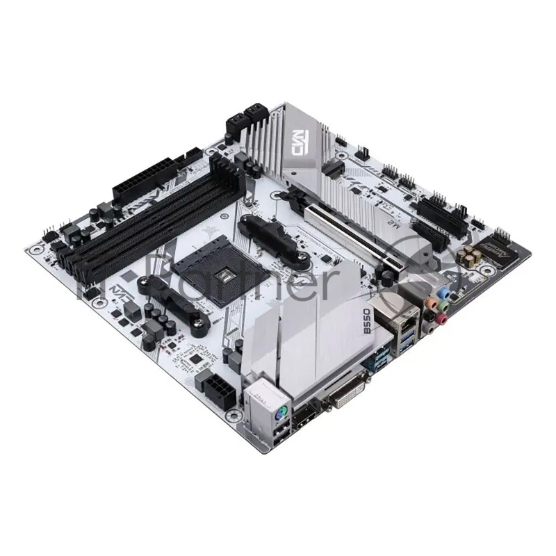 Материнская плата Colorful CVN B550M GAMING FROZEN V15 B550 AM4 4xDDR4 1xPCIEx16 1xPCIEx4 1xPCIEx1 2xM.2 1xTypeC 6xUSB3.2Gen1 6xUSB2.0 4xSATA3.0 2.5G DVI HDMI M-ATX RTL