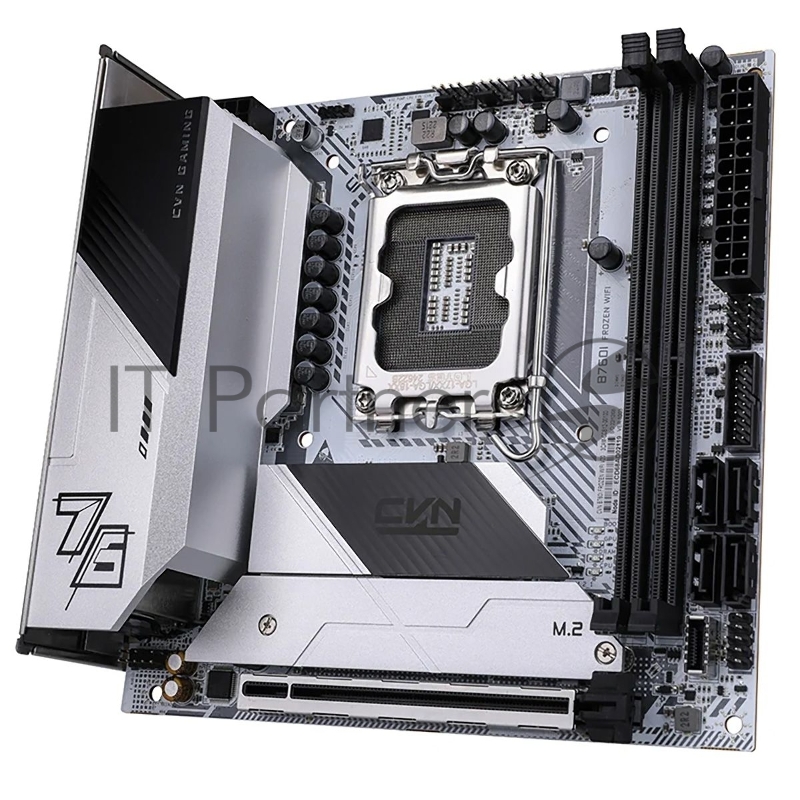 Материнская плата Colorful CVN B760I FROZEN WIFI V20 Z760 LGA1700 2xDDR4 1xPCIEx16 2xM.2 2xTypeC 3xUSB3.2Gen1 5xUSB2.0 4xSATA3.0 2.5G DP HDMI ITX RTL