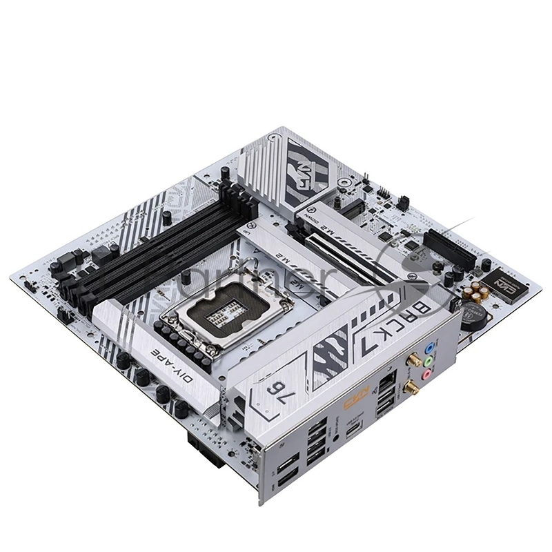 Материнская плата Colorful CVN B760M-BACK FROZEN WIFI V20 Z760 LGA1700 4xDDR4 1xPCIEx16 1xPCIEx4 3xM.2 1xTypeC 3xUSB3.2Gen1 5xUSB2.0 4xSATA3.0 2.5G DP HDMI M-ATX RTL