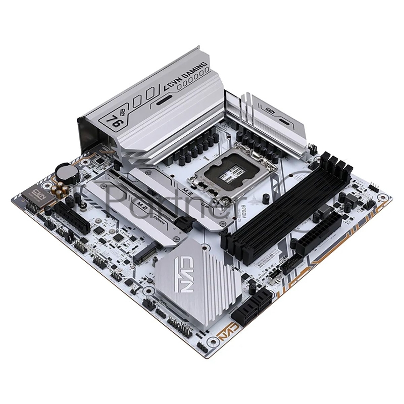 Материнская плата Colorful CVN B760M FROZEN WIFI D5 V20 Z760 LGA1700 4xDDR5 1xPCIEx16 1xPCIEx4 3xM.2 1xTypeC 3xUSB3.2Gen1 5xUSB2.0 4xSATA3.0 2.5G DP HDMI M-ATX RTL