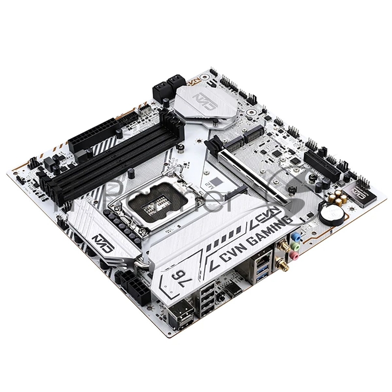 Материнская плата Colorful CVN B760M-PLUS FROZEN WIFI D5 V20 Z760 LGA1700 4xDDR5 1xPCIEx16 1xPCIEx4 3xM.2 2xTypeC 3xUSB3.2Gen1 5xUSB2.0 4xSATA3.0 2.5G DP HDMI M-ATX RTL