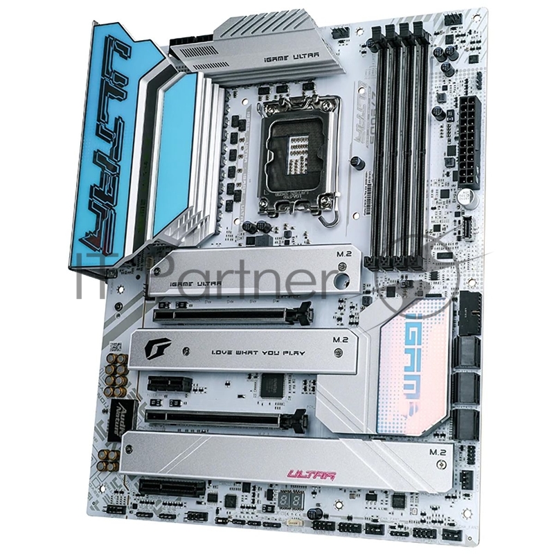 Материнская плата Colorful iGame Z790D5 ULTRA V20 Z790 LGA1700 4xDDR5 2xPCIEx16 1xPCIEx4 1x PCIEx1 4xM.2 2xTypeC 3xUSB3.2Gen2 3xUSB3.2Gen1 6xUSB2.0 6xSATA3.0 2.5G DP HDMI ATX RTL