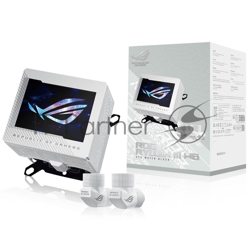 Жидкостная система охлаждения ASUS ROG RYUJIN III WB WHT