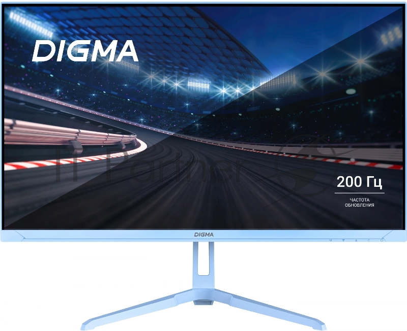 Монитор 23,8 Digma Overdrive 24P410F IPS 1920x1080 200H 2ms 300cd 178гр/178гр HDMI DP USB голубой