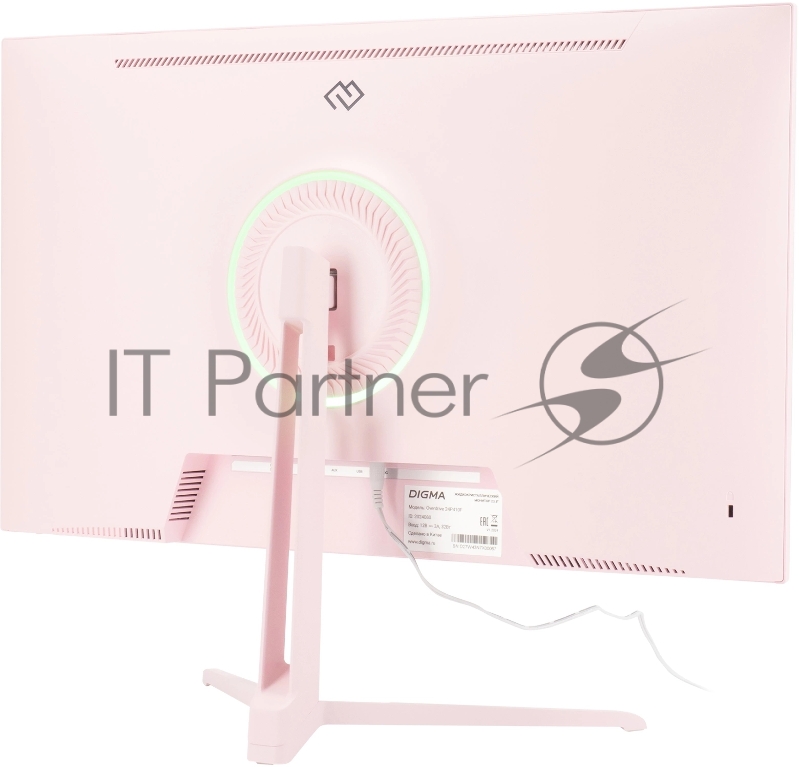 Монитор 23,8 Digma Overdrive 24P410F IPS 1920x1080 200H 2ms 300cd 178гр/178гр HDMI DP USB розовый