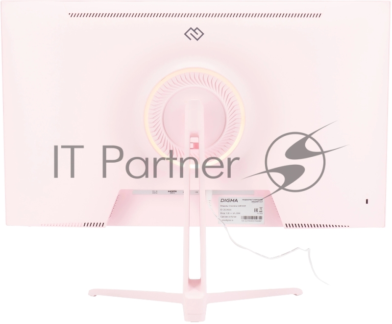 Монитор 23,8 Digma Overdrive 24P410F IPS 1920x1080 200H 2ms 300cd 178гр/178гр HDMI DP USB розовый