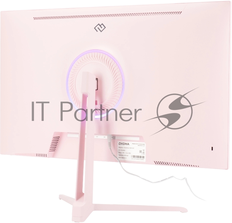 Монитор 23,8 Digma Overdrive 24P410F IPS 1920x1080 200H 2ms 300cd 178гр/178гр HDMI DP USB розовый