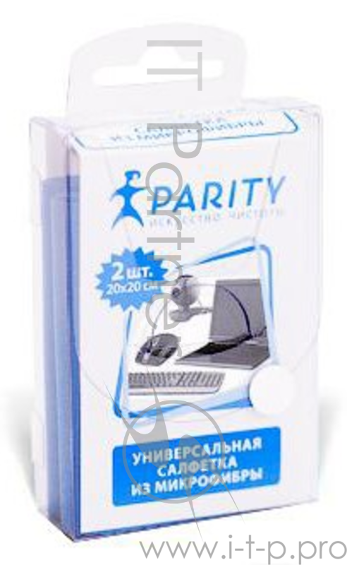 Салфетки Parity (24175), Сухие универсальнаые салфетки из микрофибры (2шт. 20х20см), в мягкой упаков