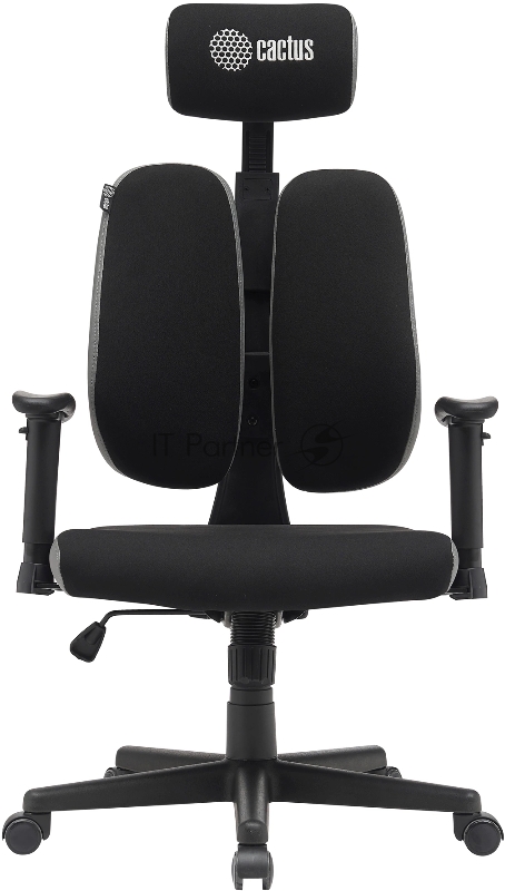 Кресло Cactus CS-CHR-MC03-BKGY черный